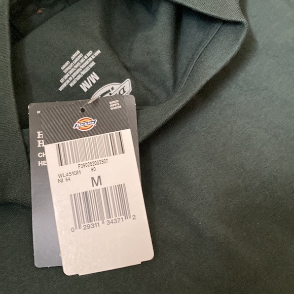 Dickies Hunter Green Long-sleeved Henley - Medium with tags - Never worn - Picture 5 of 5